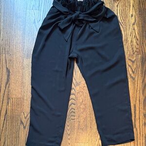 Wayf Black Wide Leg Women's Pants